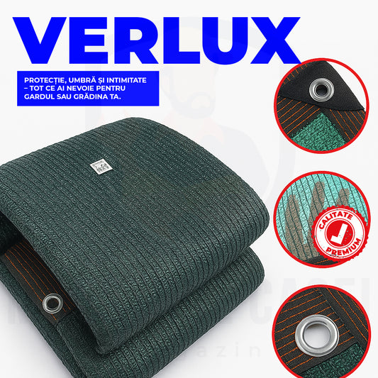 Plasă Verde pentru Umbrire | Verlux (2x50m)