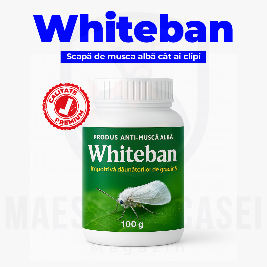 Whiteban - Soluție ANTI musculiță albă – Maestrul Casei