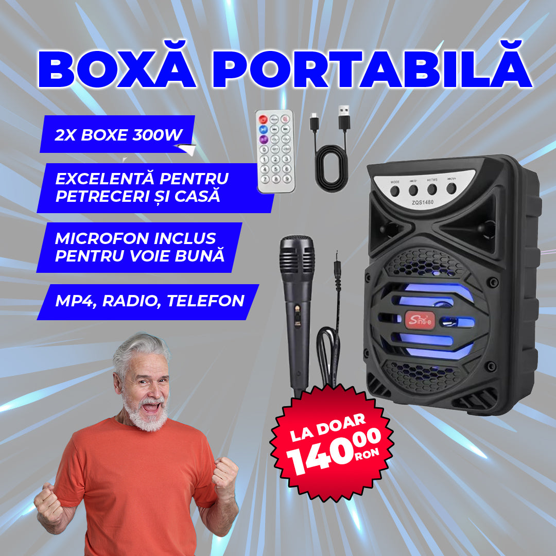 Boxă Portabilă | VibeGo