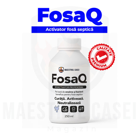FosaQ – Bioactivator Puternic pentru Fose Septice, Elimină Mirosurile | 250ml