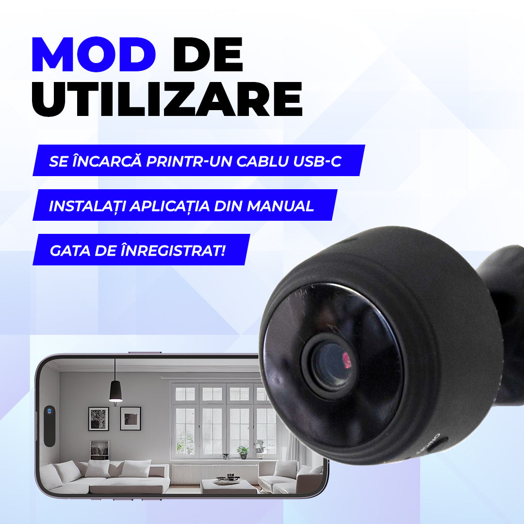 Spy - Mini Cameră HD