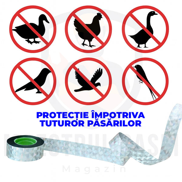 Bandă Reflectorizantă Anti-Păsări Păsaro