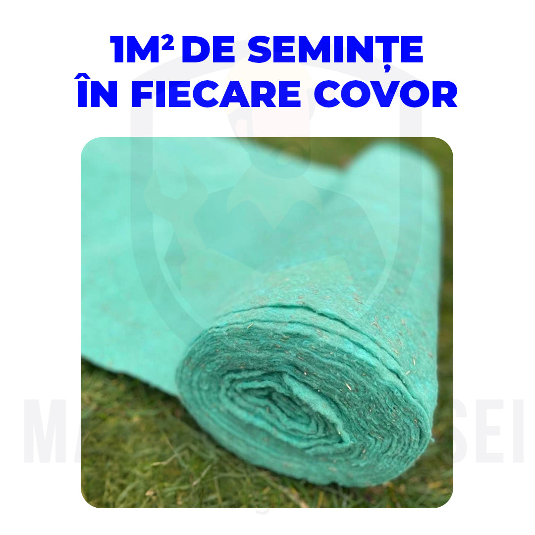 Rolă gazon cu semințe | VerdeMax