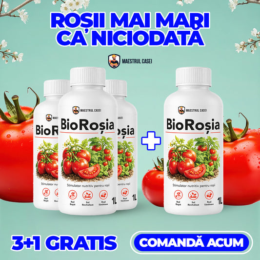 BioRoșia – Stimulator pentru roșii, rod bogat | 1L
