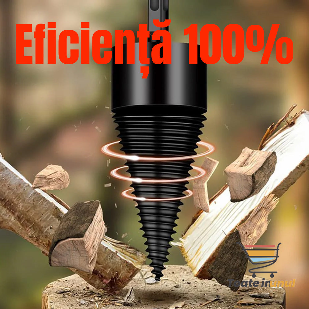 Burghiu Despicător de Lemne Magic