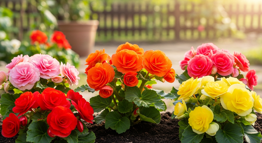 Begonia de grădină: îngrijire pas cu pas pentru flori superbe