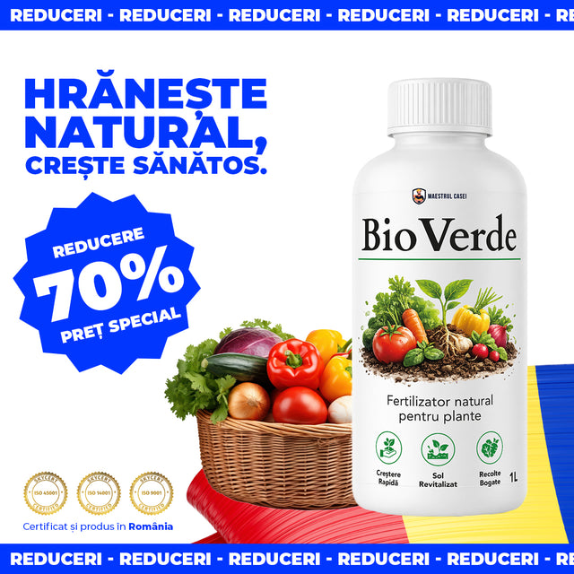 BioVerde™ – Îngrășământ Bio pentru Legume | 1L