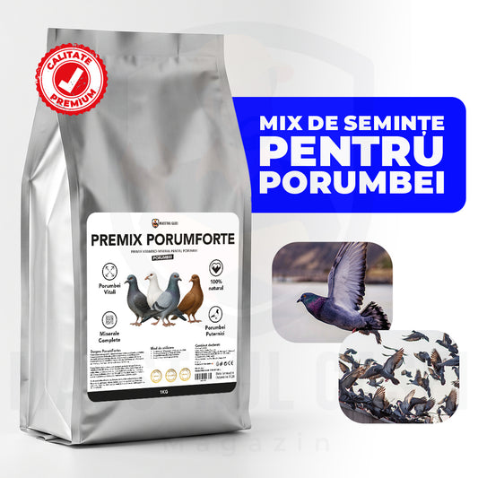 Premix PorumForte - Premix vitamino-mineral pentru porumbei | 1kg