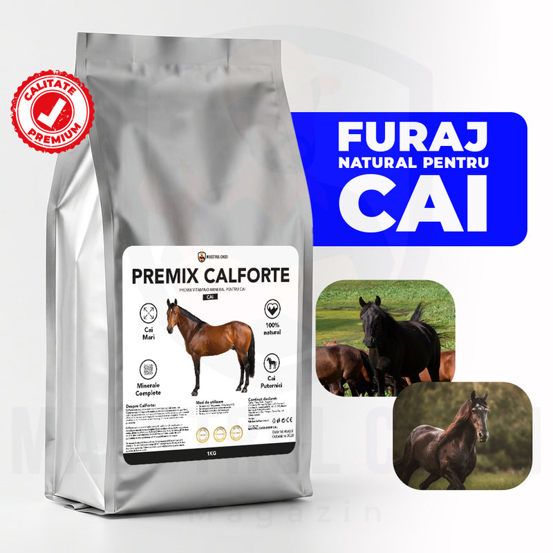 Premix CalForte - Premix vitamino-mineral pentru cai | 1kg
