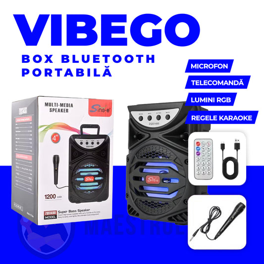 Boxă Portabilă | VibeGo