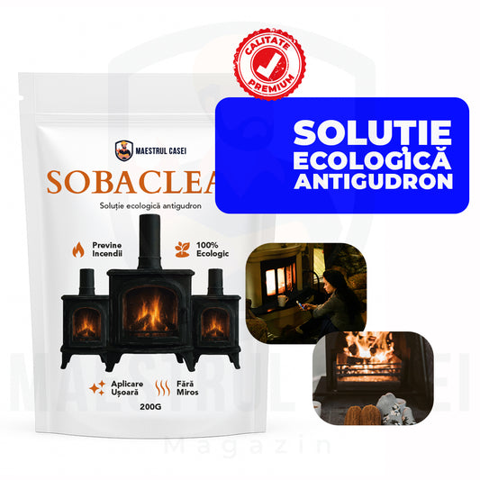 SobaClean – Soluție pentru Curățat Sobe și Hornuri, Dizolvă Gudronul Rapid | 200 g