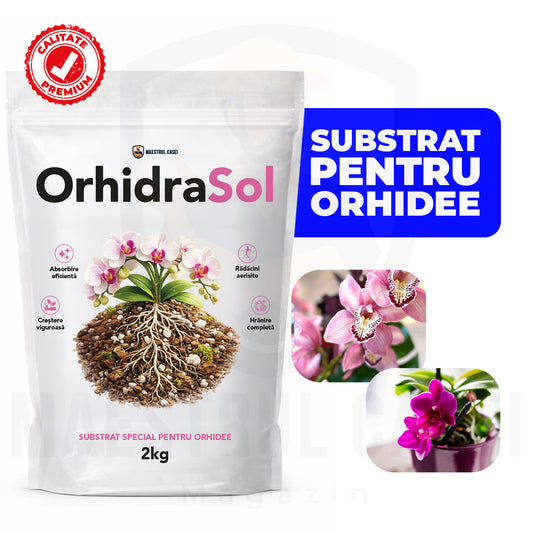 OrhidraSol – Substrat profesional pentru orhidee | 2 kg