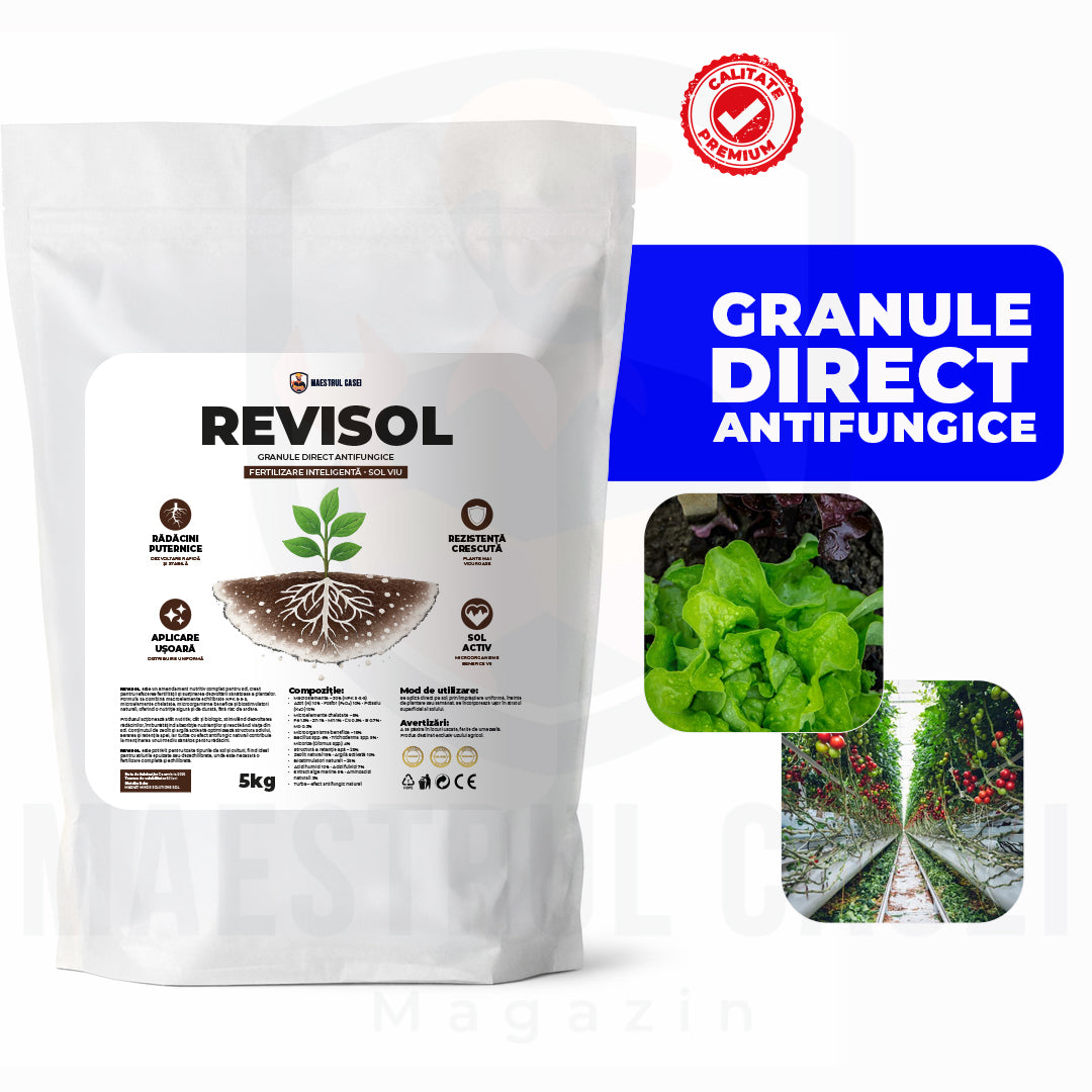 REVISOL – Granule nutritive BIO pentru revitalizarea solului | 5 kg ...