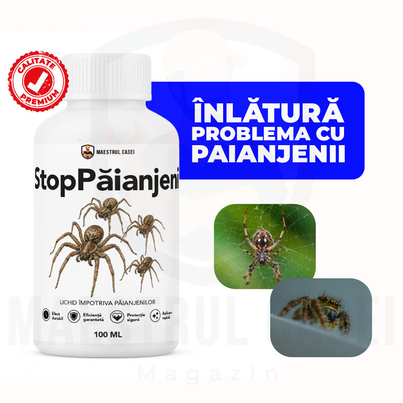 StopPăianjeni – Repelent BIO pentru Păianjeni | 100 ml