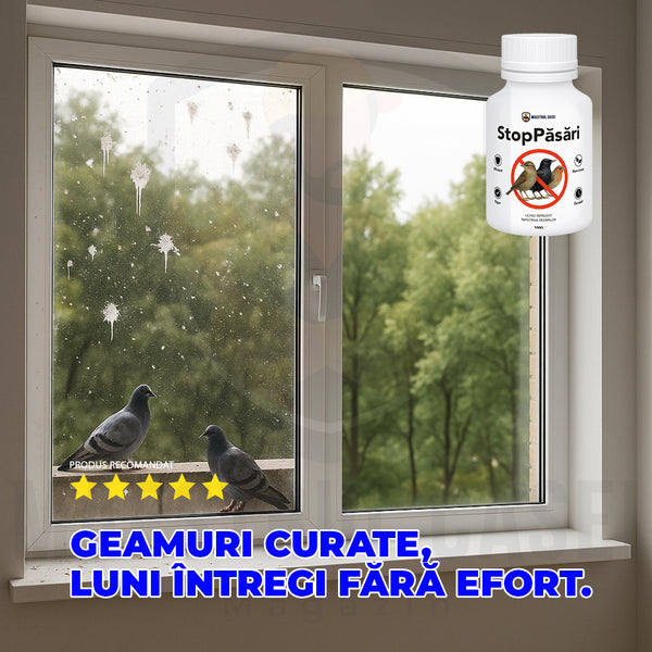 AviBloc - Protecția invizibilă împotriva păsărilor