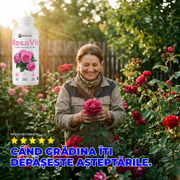 RosaVit - Fertilizator lichid pentru trandafiri  1L