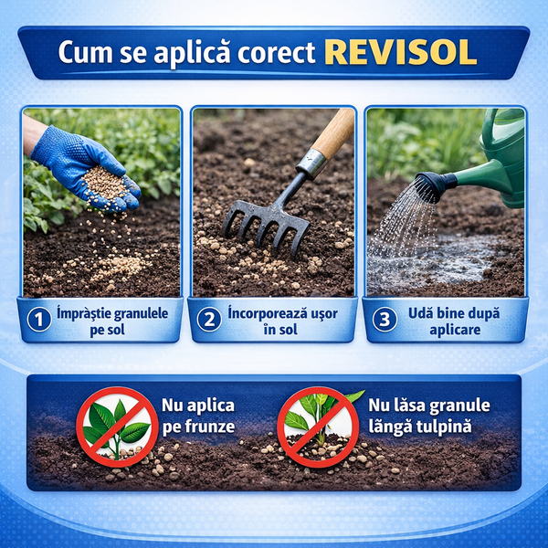 Revisol – Granule nutritive și biologice pentru sol | 5 kg