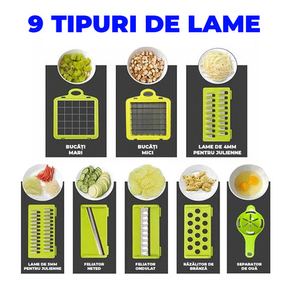 Tăietor Multifuncțional de Legume 15 în 1