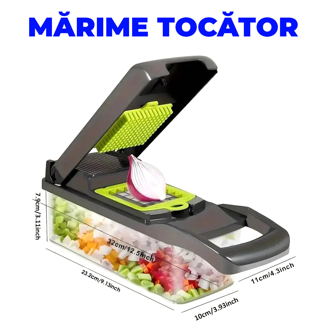 Tăietor Multifuncțional de Legume 15 în 1